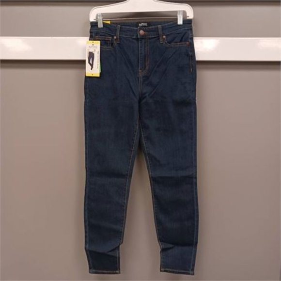 NWT Buffalo High Rise Stretch Skinny Jeans Dark Blue Size 6 Women's 28 - Picture 2 of 6